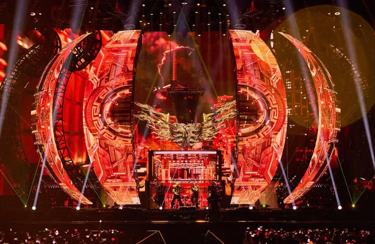 周杰倫開心回到家鄉開唱。杰威爾提供