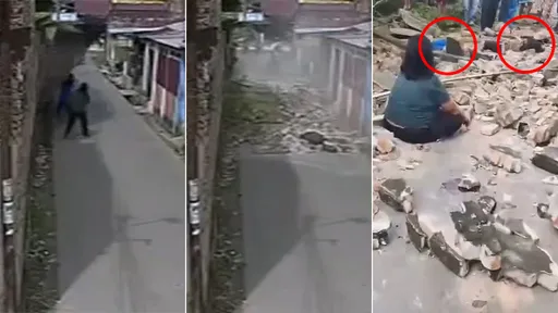 牆壁整面倒塌活埋巷道母子 慟!媽媽激崩目睹2孩子當場慘死