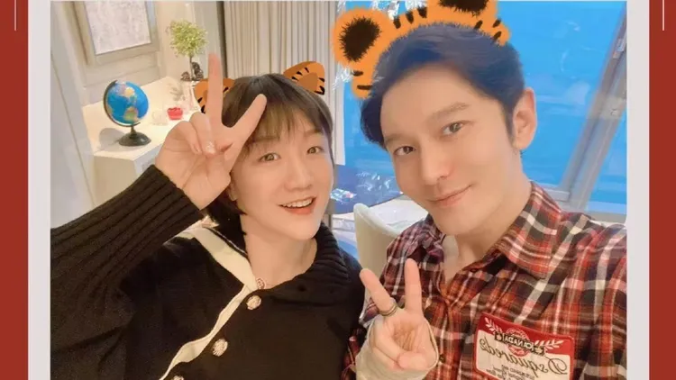 陳夢也是男星黃曉明的表妹。翻攝自陳夢微博