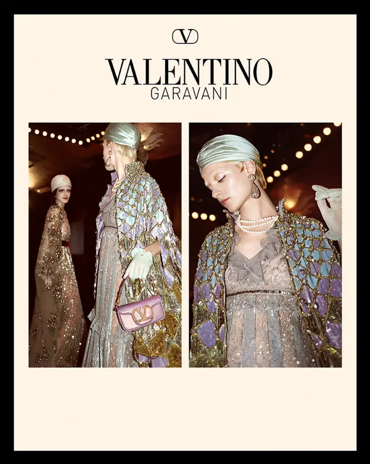 Valentino Avant Les Débuts系列形象廣告。品牌提供