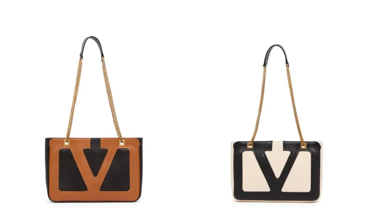 Valentino Garavani Viva Superstar bag，各9萬1000元。品牌提供
