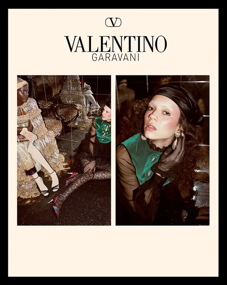 Valentino Avant Les Débuts系列形象廣告。品牌提供
