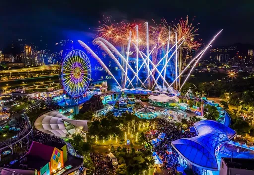 跨年第一站！兒童新樂園12/31晚上7點　300秒煙火秀、無人機表演