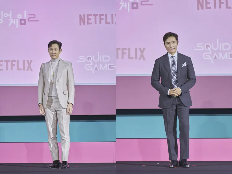 李政宰（左圖）、李秉憲第2季互鬥。Netflix提供