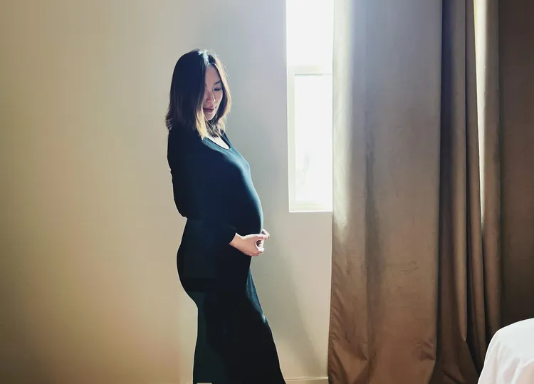 御姊愛日前發文表示，孕期進入34周後，感覺自己快懷不動了，有時連呼吸喘氣都有困難。翻攝御姊愛臉書