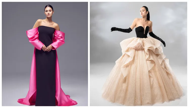 2025婚紗趨勢：視覺衝擊。品牌提供