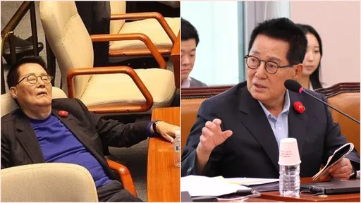 韓國82歲國會議員拚命爬牆進國會 阻止戒嚴後攤睡議場讓網友哭了
