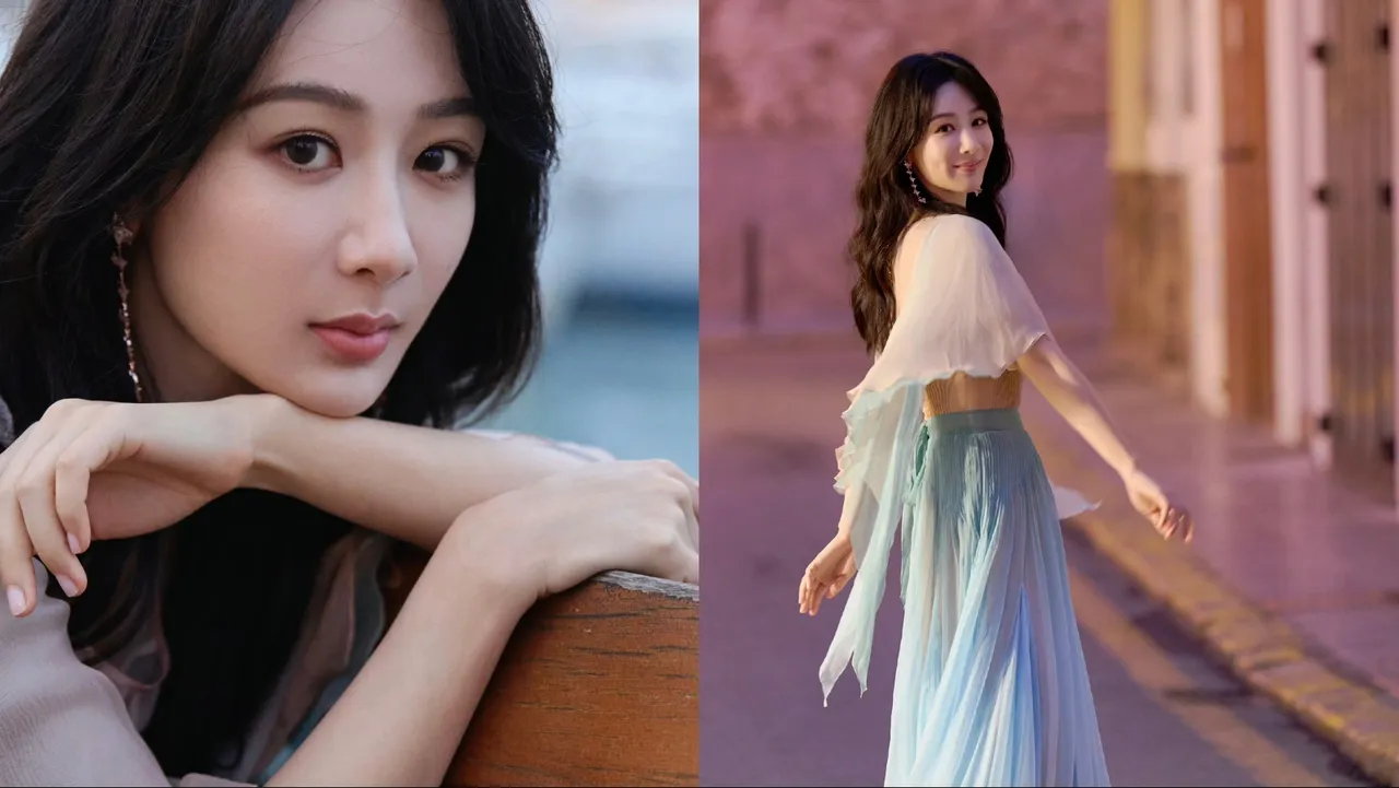 楊紫近日來到西班牙拍攝美照。翻攝楊紫工作室微博