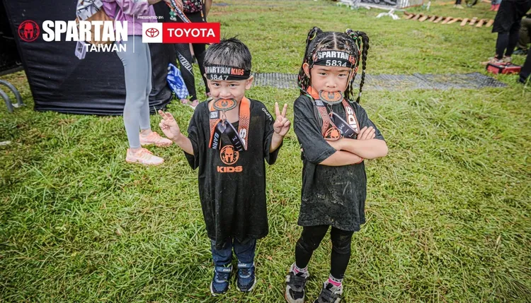 針對四歲以上孩童，也特別規劃斯巴達小勇士賽事。業者提供