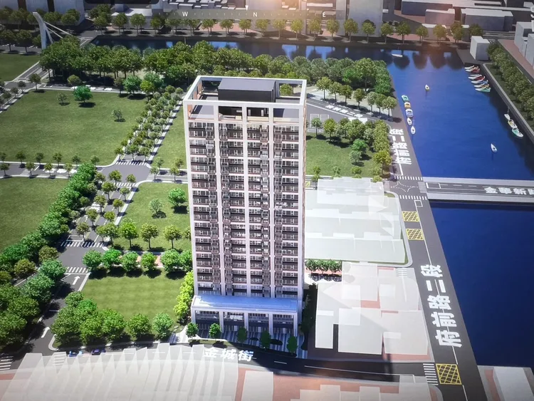 「三發DIAMOND ONE」屬星鑽重劃區首案，具備重劃區起漲點優勢。葉家銘攝