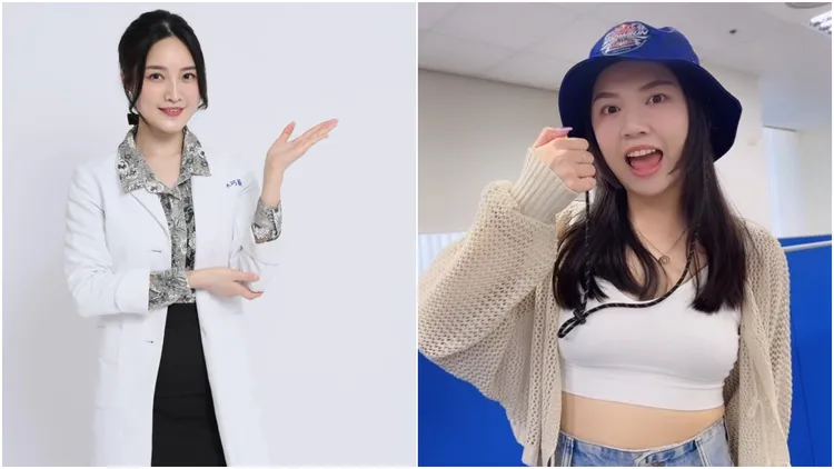 中醫師林巧薇（左）協助王孜妤已成功減重13公斤。取自中醫師林巧薇粉專、王孜妤提供