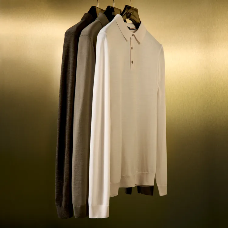 BOSS推出頂級美麗諾羊毛系列作為節日獻禮。品牌提供