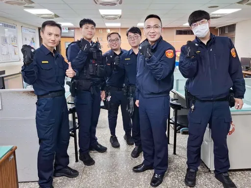 寒中送暖!樹林分局長送第一線同仁「禦寒手套」 抵抗強烈冷氣團