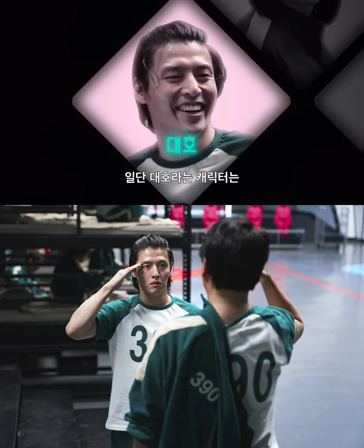 姜河那是海軍出身的參賽者。翻攝YouTube、Netflix提供