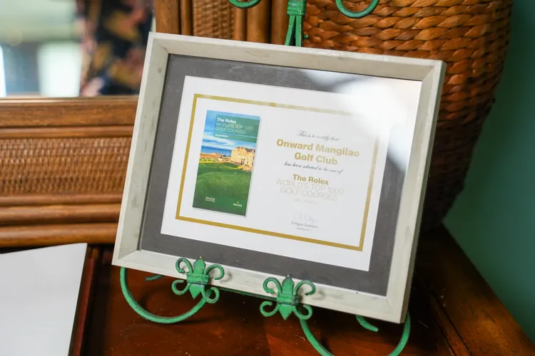 曼吉勞高爾夫俱樂部被Golf Digest選為世界第79位、被勞力士選為世界千大球場之一。田欣雲攝影