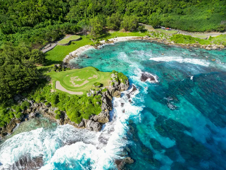 被譽為「魔鬼洞」的第12洞。田欣雲攝影