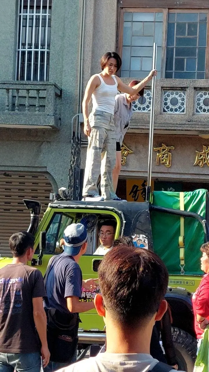 侯怡君接拍蕭大陸製作的民視最新八點檔《好運來》。翻攝侯怡君臉書