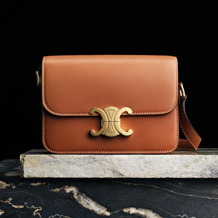 CELINE Triomphe手袋。品牌提供