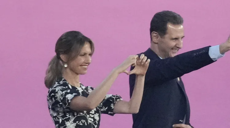 敘利亞總統巴夏爾．阿塞德夫婦均已逃到莫斯科。美聯社資料照片