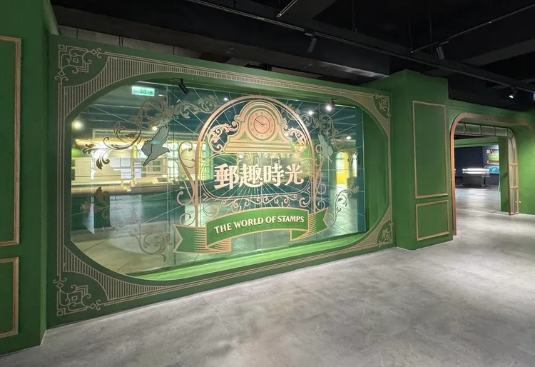 郵政博物館台中館內部。中華郵政提供
