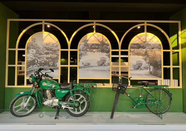 郵政博物館台中館展區。中華郵政提供