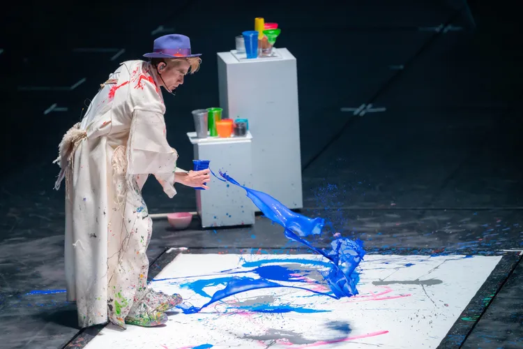 郭富城疫情學書法與畫作，在演唱會上大秀長才。圖／爵士娛樂提供