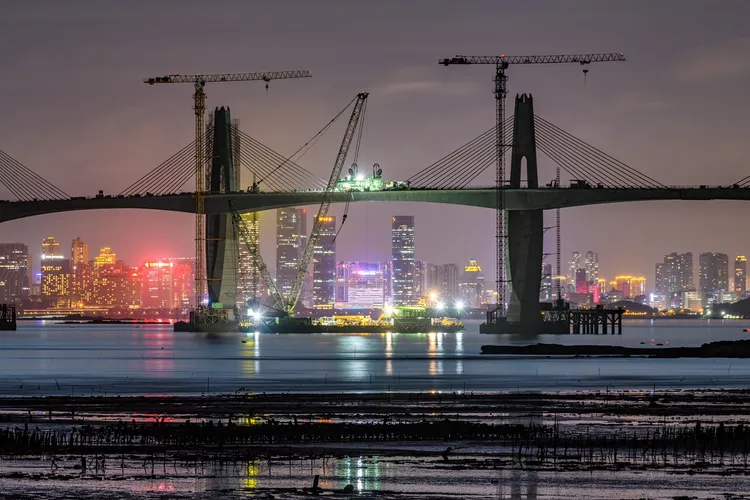 現行的金廈「小三通」，最快30分鐘就可到對岸廈門。翻攝自金們縣府臉書