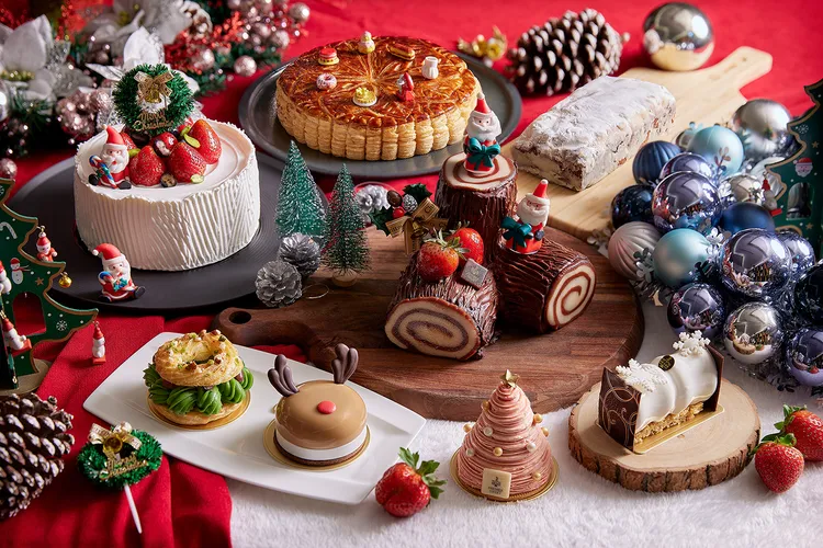 品頌坊於12月推出一系列聖誕節限定甜點，有北海道十勝鮮奶油製作的「草莓鮮奶油蛋糕」、傳統法式甜點「國王派 (Galette des Rois)」、樹幹造型蛋糕「柴薪」等，令人一口難忘。業者提供