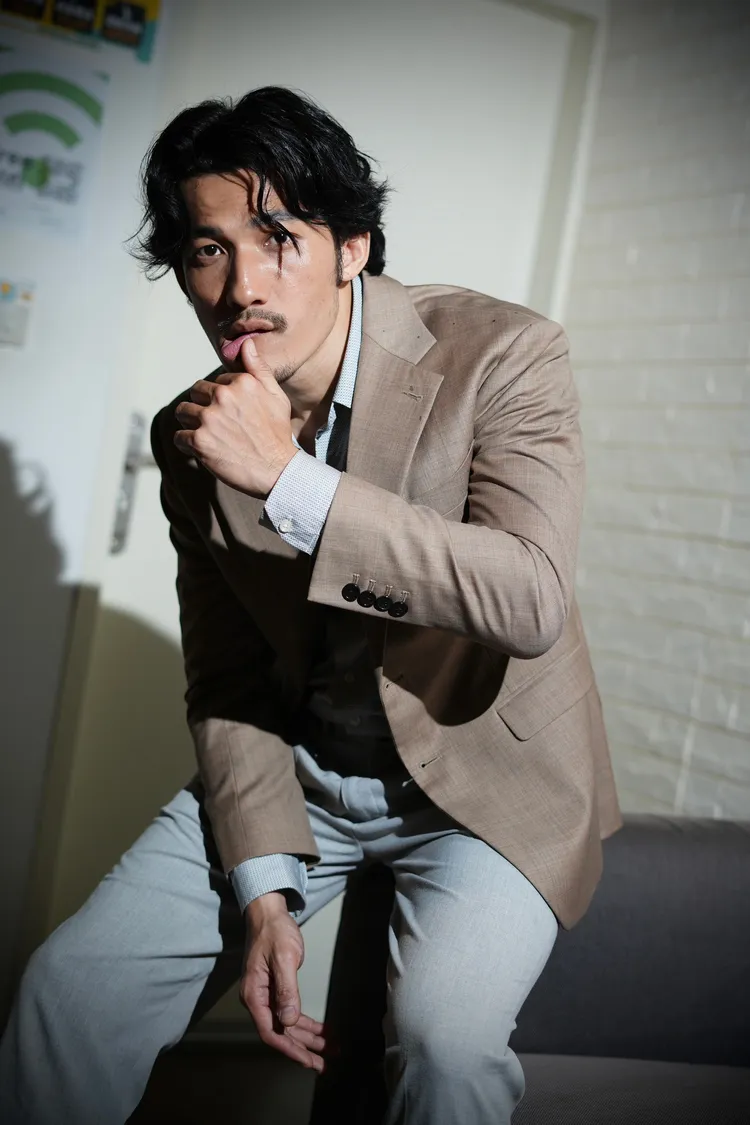 連炳發帥氣有型，是越南實力派演員。彭欣偉攝