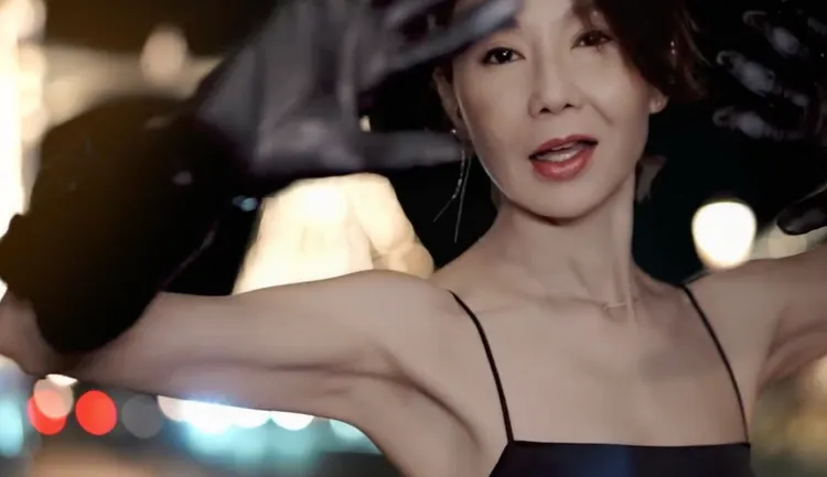 張曼玉狀態佳。翻攝Olay微博