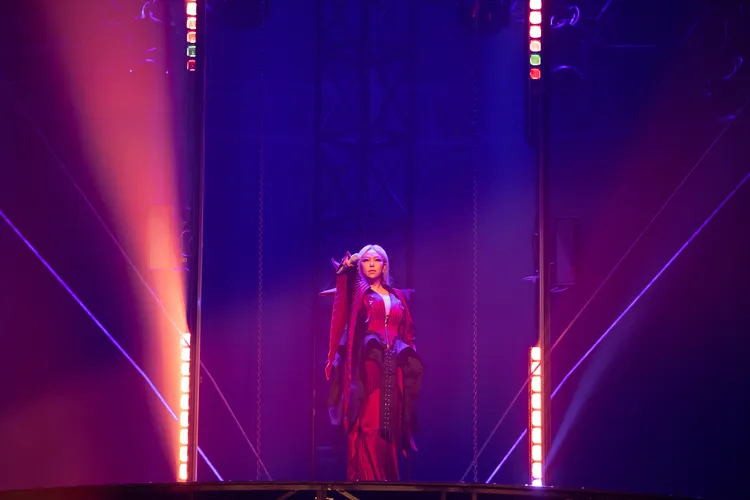 張惠妹開唱前，大啖五星級美食。聲動娛樂提供