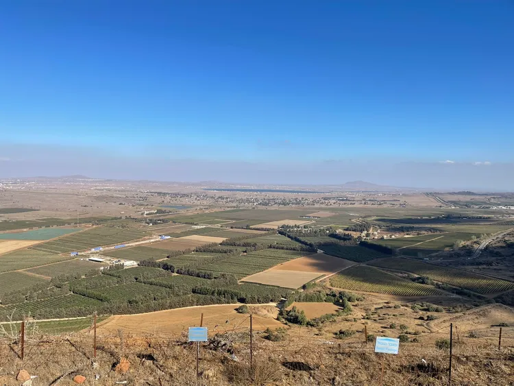 戈蘭高地土壤肥沃。翻攝自X @Melody510043301