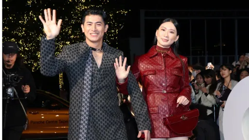 陳傑憲踩時尚場「愛妻攬緊緊」 小倆口套GUCCI情侶裝大放閃