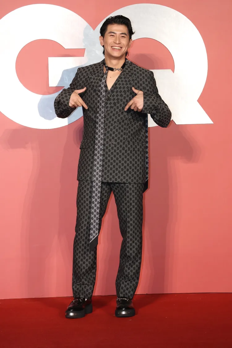 陳傑憲選穿GUCCI西裝套裝。莊宗達攝