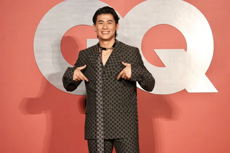 陳傑憲選穿GUCCI西裝套裝。莊宗達攝