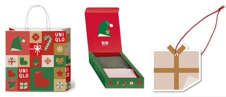 UNIQLO推出暖心禮盒加購服務。品牌提供