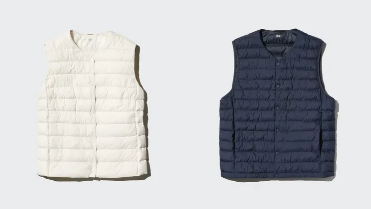 PUFFTECH輕暖科技輕薄型背心，各1290元。品牌提供