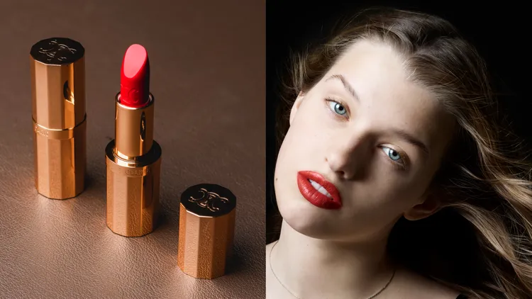 CELINE今年推出首款彩妝品Le Rouge Triomphe唇膏，並將在明年帶來全新14色選。品牌提供