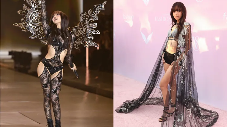 Lisa擔任維密大秀開場嘉賓。美聯社