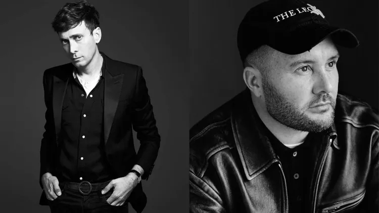 Hedi Slimane（左圖）、Kim Jones（右圖）。翻攝IG