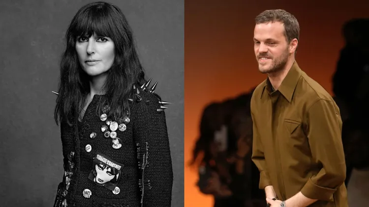 香奈兒今年從6月Virginie Viard（左圖，翻攝微薄）的離任，到12月Matthieu Blazy（右圖，美聯社）的上任都相當戲劇性。
