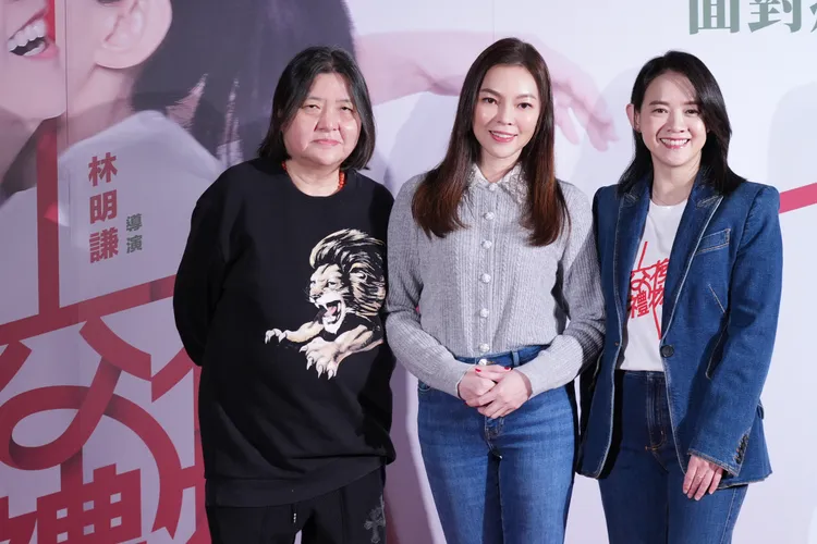 邱瓈寬（左起）、曾馨瑩和曾寶儀。彭欣偉攝