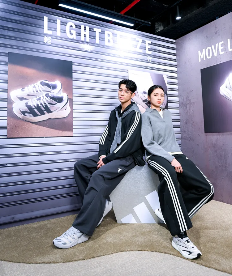 adidas LIGHTBLAZE可搭配休閒CITY SPORTS風格。品牌提供