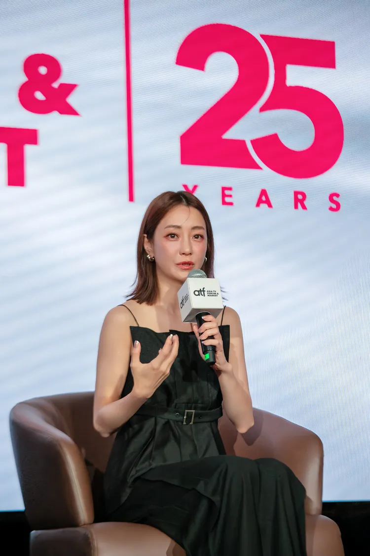 謝欣穎侃侃而談拍戲心得。CATCHPLAY提供