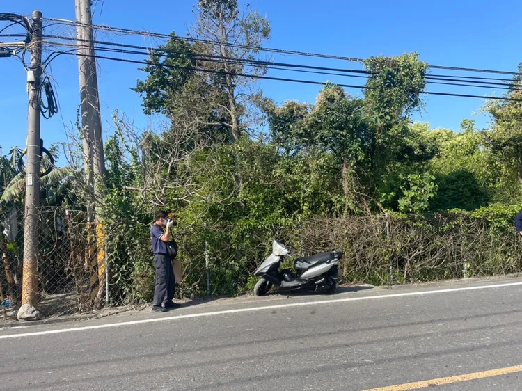 犯嫌使用之機車。翻攝畫面