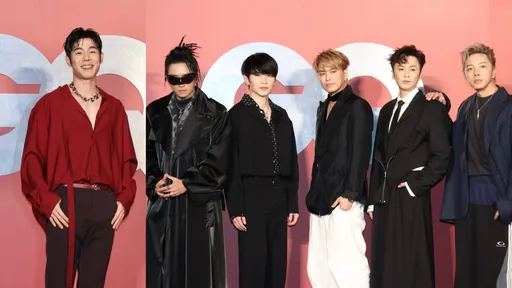 詹懷雲大秀胸肌來挺GQ Energy神秘感團服一字排開帥翻紅毯