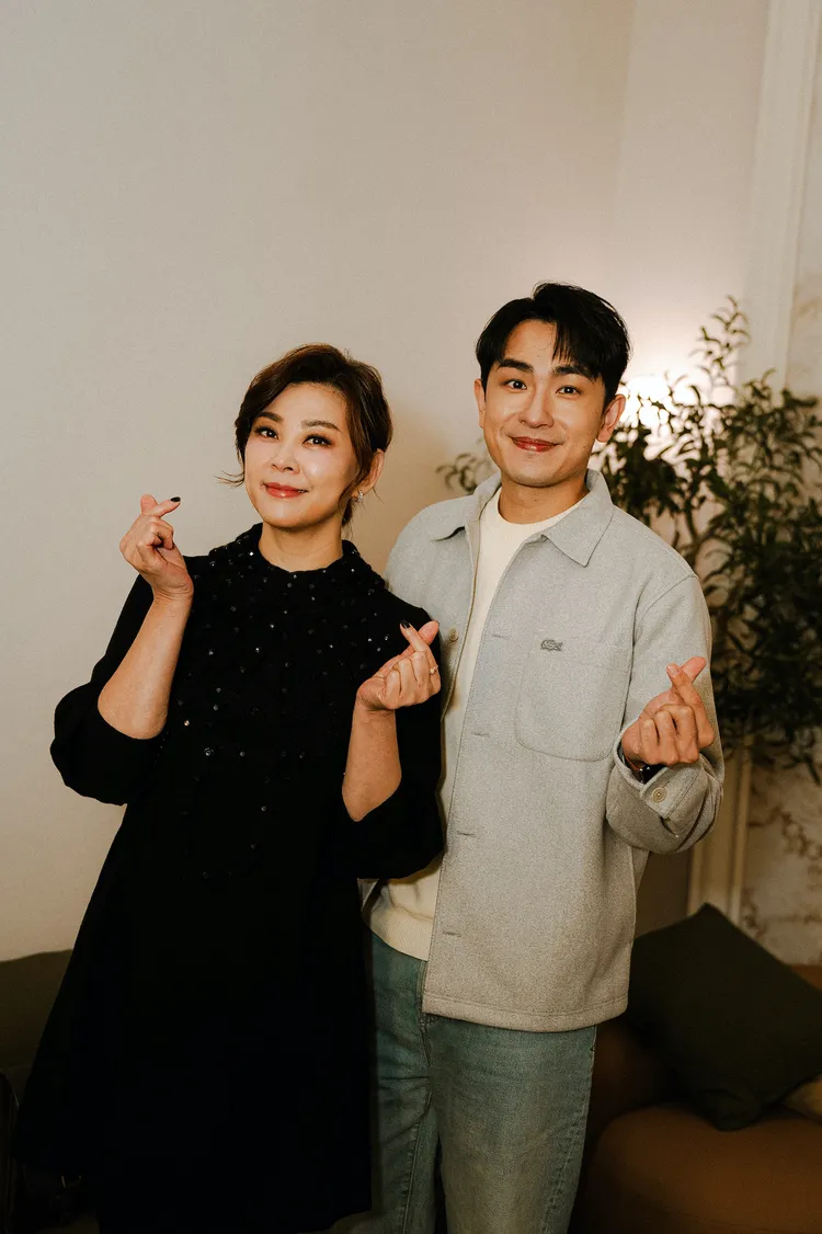 陳謙文相約好友方馨一同參與公益活動。葡萄長文創工作室提供