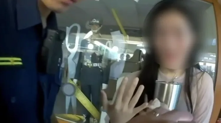 女子誤入假交友詐騙陷阱。翻攝畫面