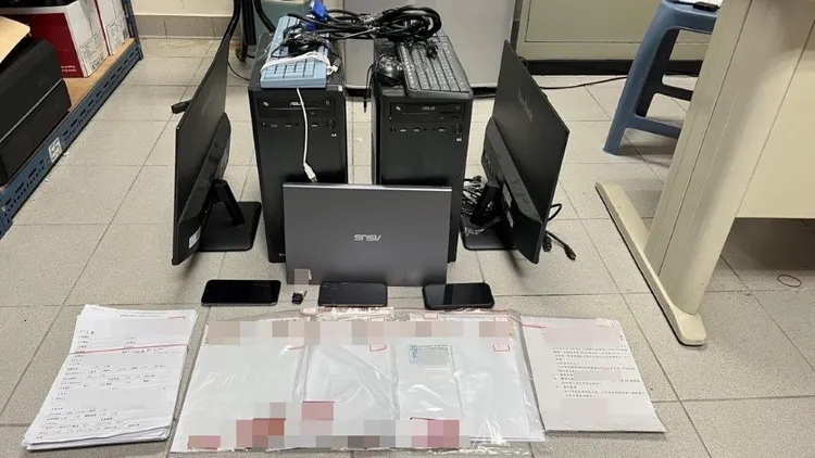 苓雅分局偵破一起虛擬貨幣投資詐騙案，逮捕以林姓金主為首的10名嫌犯。翻攝畫面