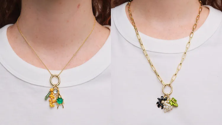 Les Néréides從過往經典系列中挑選出26個元素再度創造出全新墜飾。品牌提供